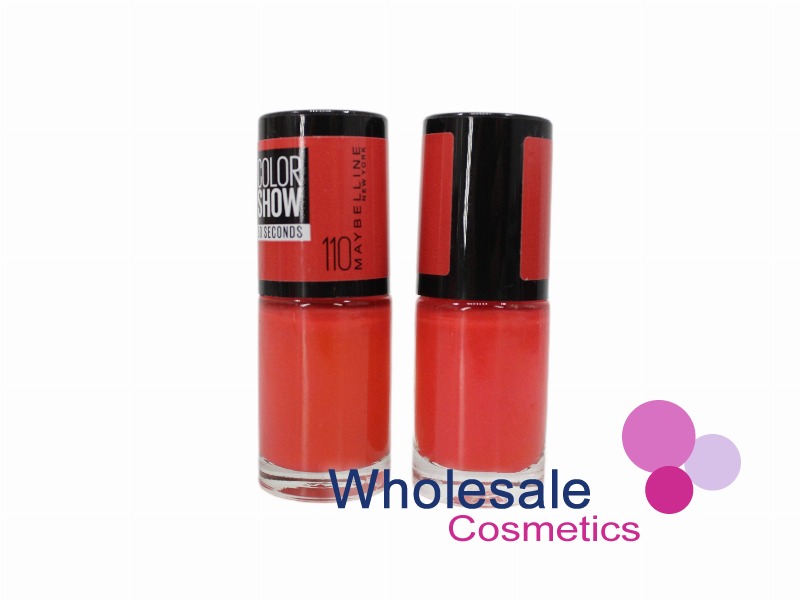 18 x Maybelline Colorshow 60 Seconds Nail Polish NO BARCODE - 110 URBAN CORAL