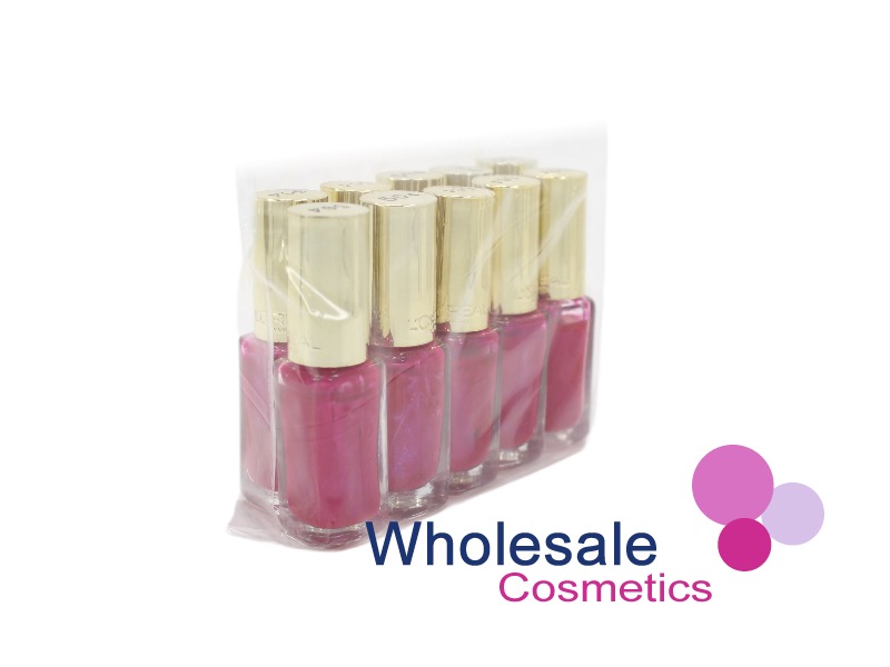 10 x L'Oreal Color Riche Nail Polish - 504 INSOLENT MAGENTA