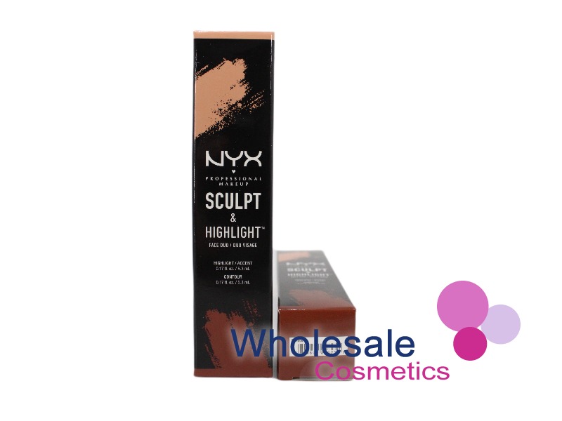 6 x NYX Sculpt & Highlight Face Duo - 04 CINNAMON/PEACH