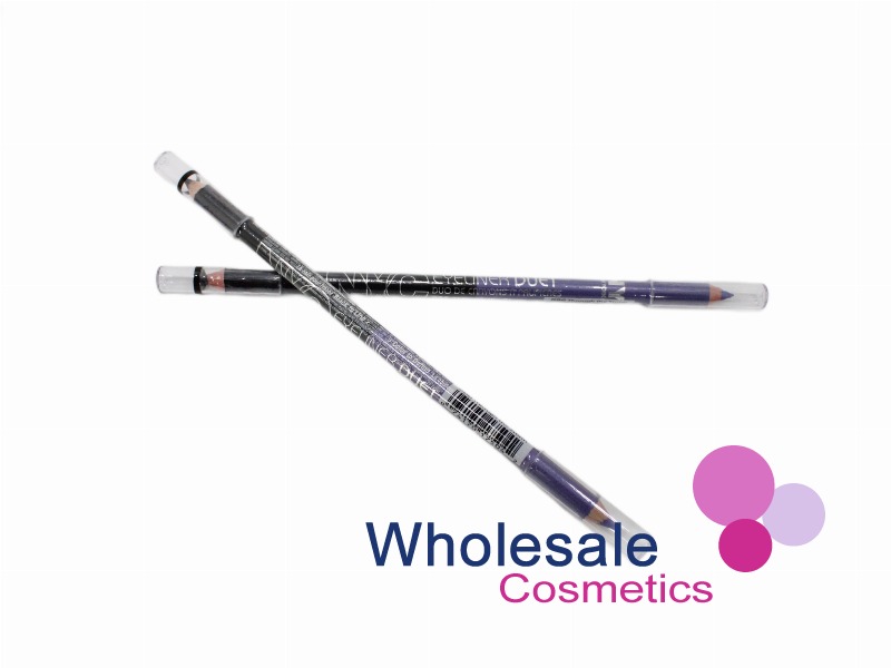 18 x NYC Eye Liner Duet Double Ended Pencil - 886 THROUGH THE STORM