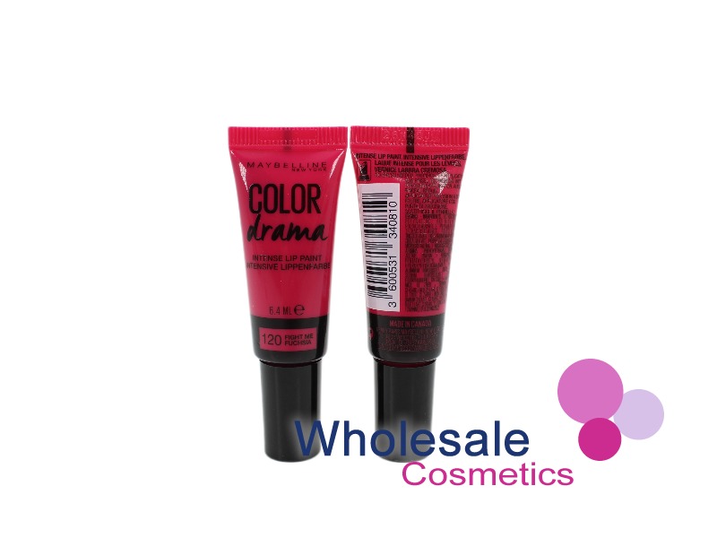 12 x Maybelline Color Drama Intense Lip Paint - 120 FIGHT ME FUCHSIA