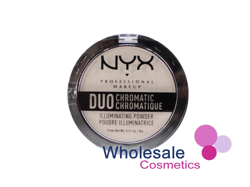 6 x NYX Duo Chromatic Illuminating Powder - 04 SNOW ROSE