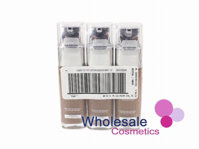 6 x L'Oreal True Match Super-Blendable Foundation - 10.5N NEUTRAL UNDERTONE
