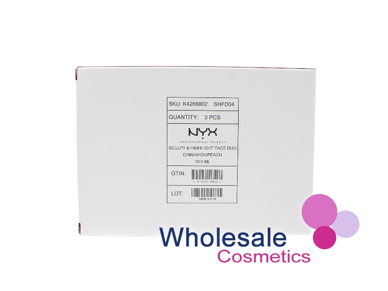 6 x NYX Sculpt & Highlight Face Duo - 04 CINNAMON/PEACH