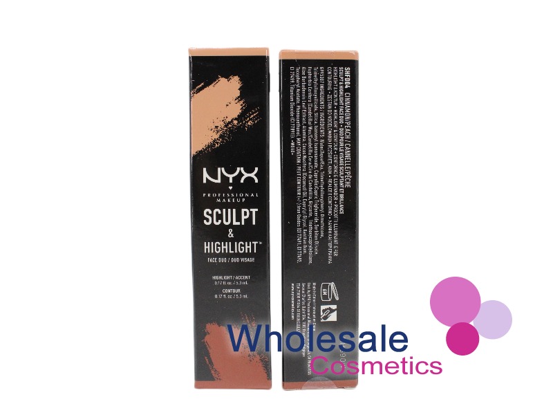 6 x NYX Sculpt & Highlight Face Duo - 04 CINNAMON/PEACH
