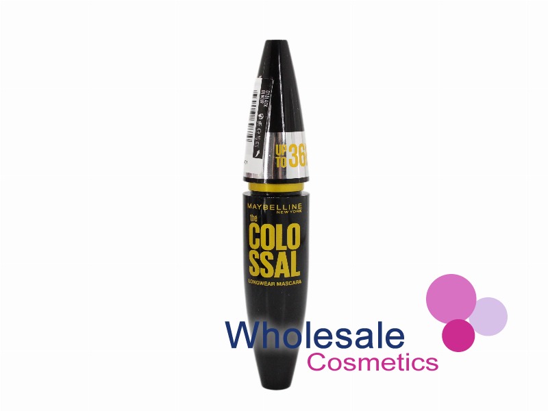 12 x Maybelline The Colossal Longwear Mascara 36H - 01 BLACK