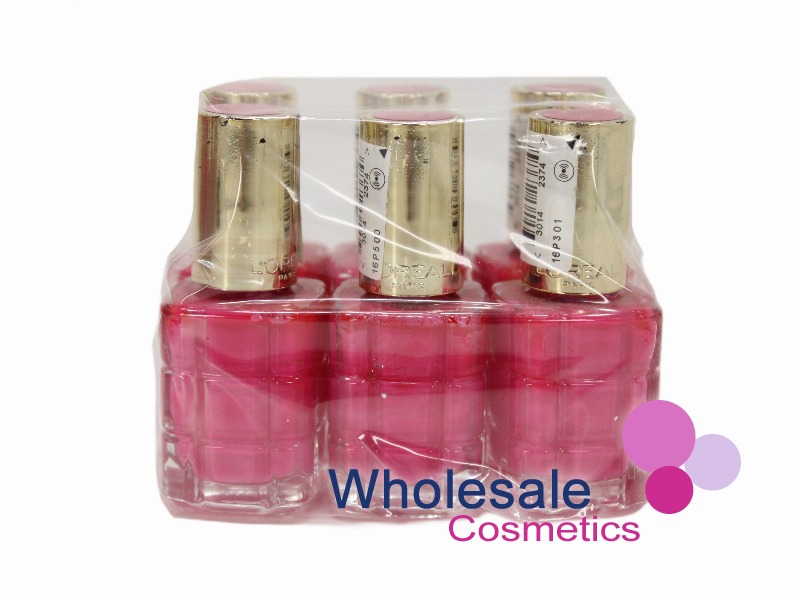 6 x L'Oreal Color Riche Nail Polish - 228 ROSE BOUQUET