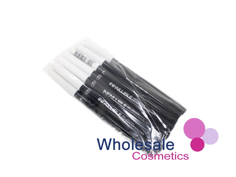 12 x L'Oreal Infaillible 24HR Waterproof Gel Crayon - 14 WHITE IS WHITE