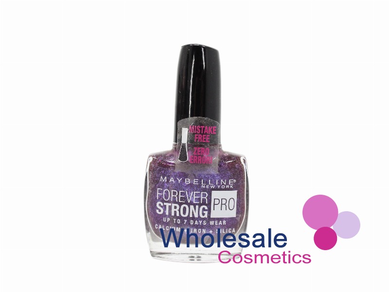 6 x Maybelline Forever Strong Pro Nail Colour - 245 ATOMIC VIOLINE
