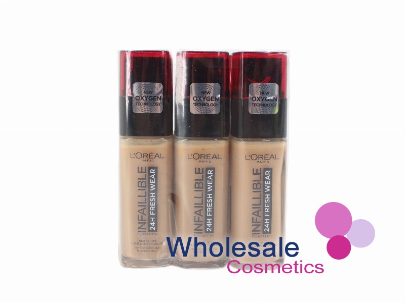 6 x L'Oreal Infaillible 24H Fresh Wear Foundation - 290 GOLDEN AMBER