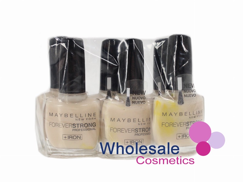 6 x Maybelline Forever Strong Professional Nail Colour - 29 ETERNAL IVORY