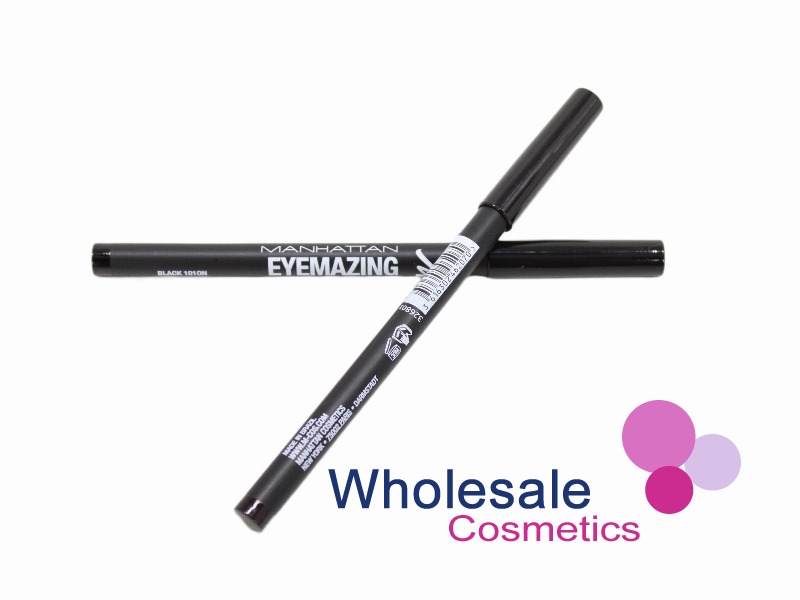 9 x Manhattan Eyemazing Kohl Kajal Eyeliner Pencil - 1010N BLACK
