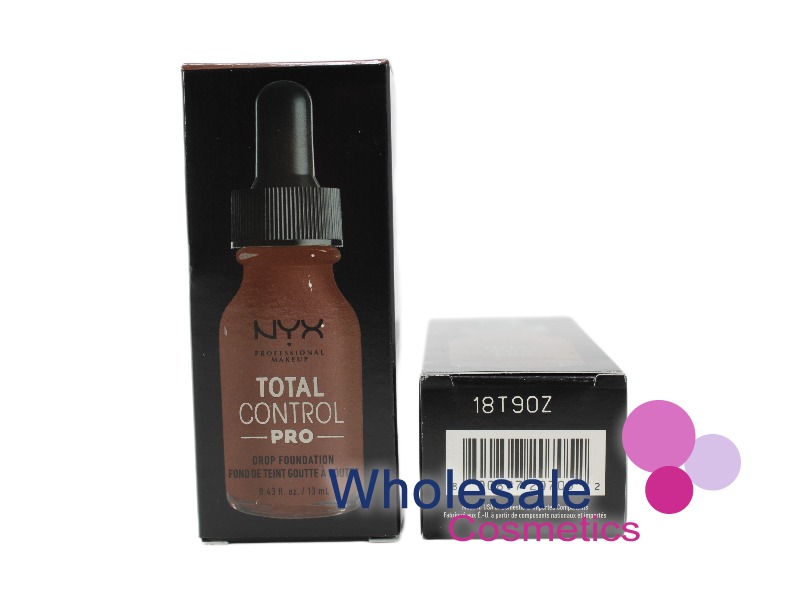 6 x NYX Total Control Drop Pro Foundation - DEEP RICH