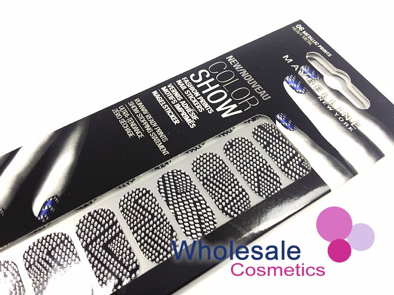 24 x Maybelline Colorshow Nail Stickers - ASSORTED