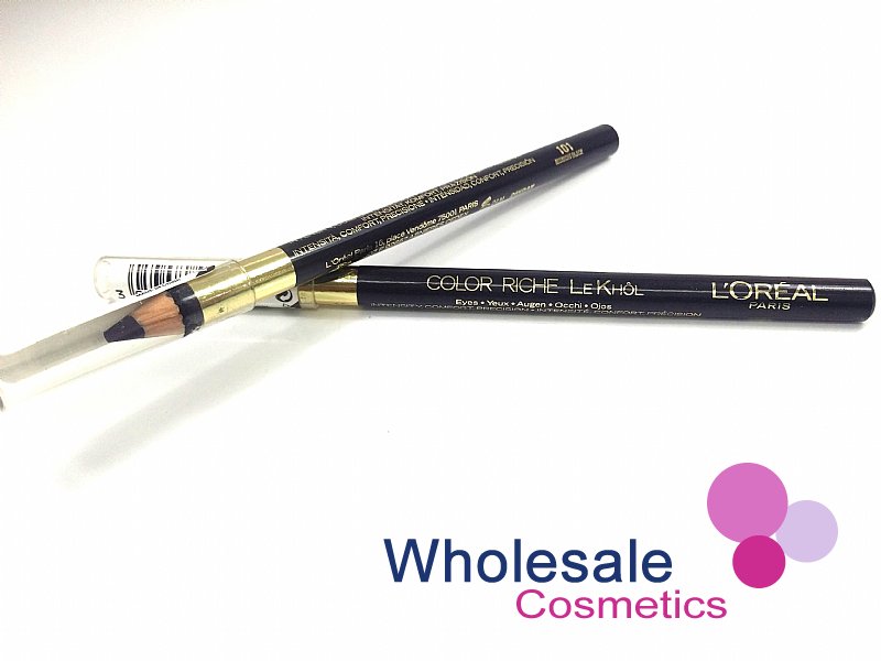 12 x L'Oreal Color Riche Le Kohl Eye Pencil - 101 MIDNIGHT BLACK