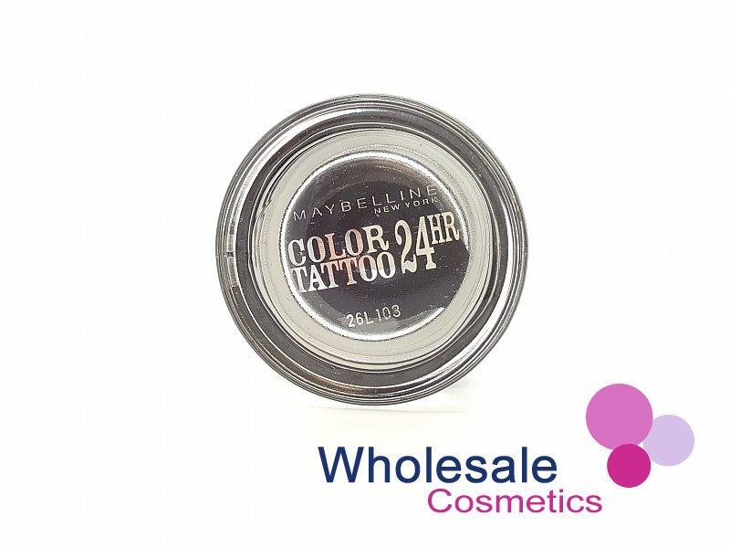 5 x Maybelline 24HR Color Tattoo Eyeshadow - 60 TIMELESS BLACK