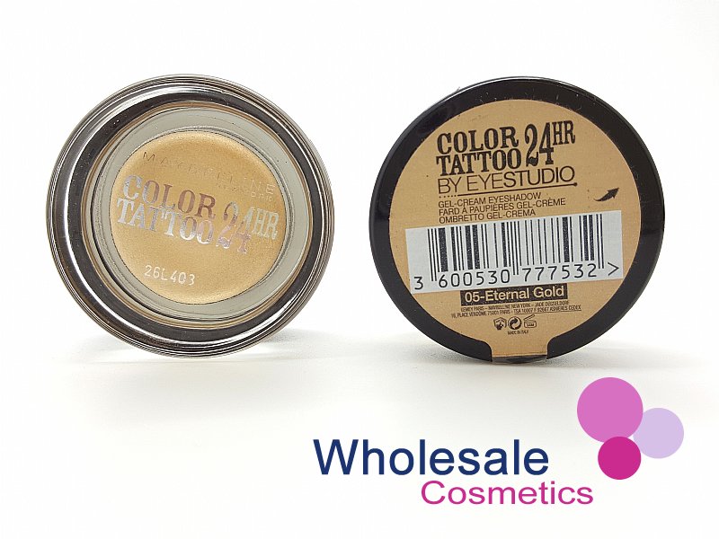 4 x Maybelline 24HR Color Tattoo Eyeshadow - 05 ETERNAL GOLD