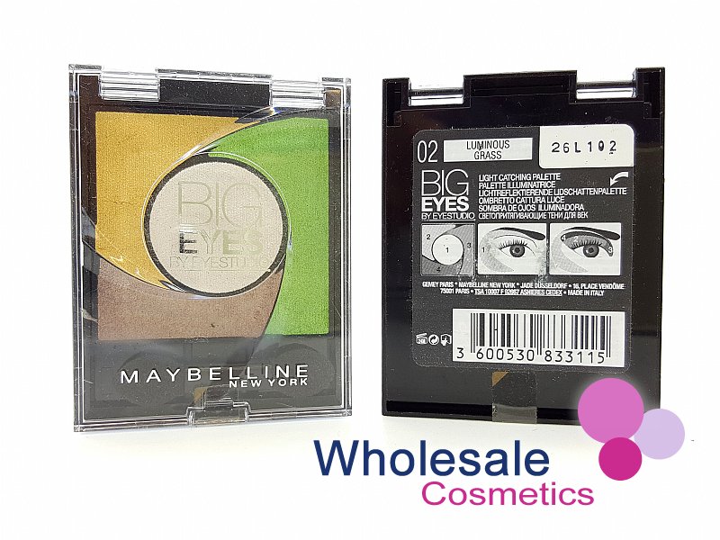 8 x Maybelline Big Eyes Eyeshadow - 02 LUMINOUS GRASS