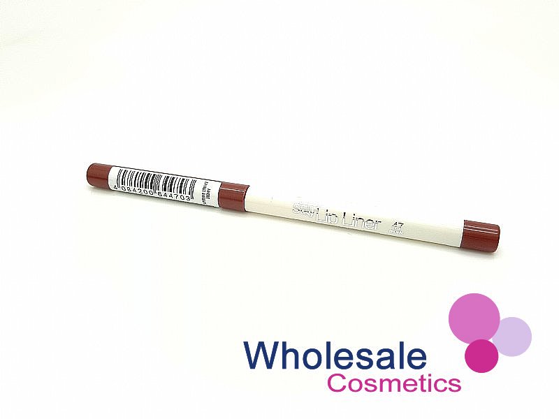 12 x Maybelline 24HR SuperStay Lip Liner - 47 BROWN