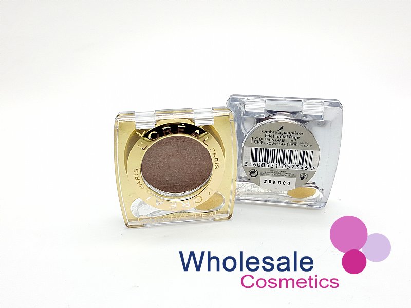 12 x L'Oreal Color Appeal Mono Eyeshadows WITHOUT APPLICATOR - 168 BROWN LAME