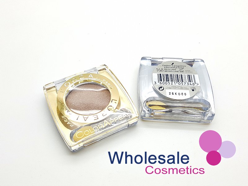 12 x L'Oreal Color Appeal Mono Eyeshadows WITHOUT APPLICATOR - 168 BROWN LAME