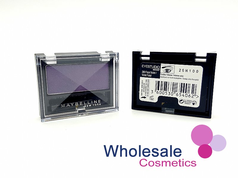 12 x Maybelline Eye Studio Mono Eye Shadows - 280 FATAL VIOLET