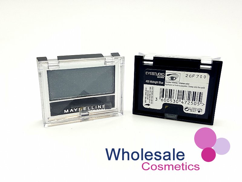 12 x Maybelline Eye Studio Mono Eye Shadows - 450 MIDNIGHT BLUE