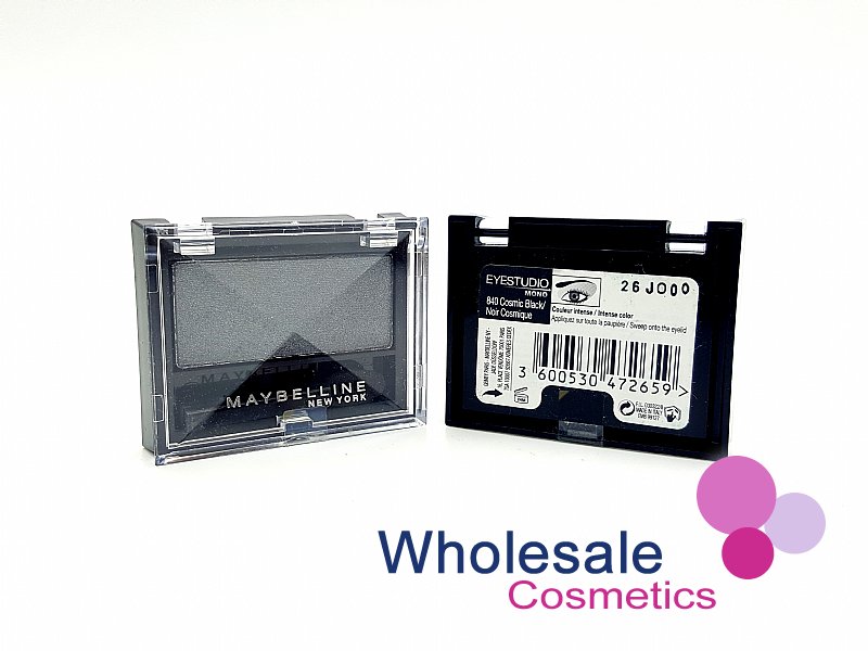 12 x Maybelline Eye Studio Mono Eye Shadows - 840 COSMIC BLACK