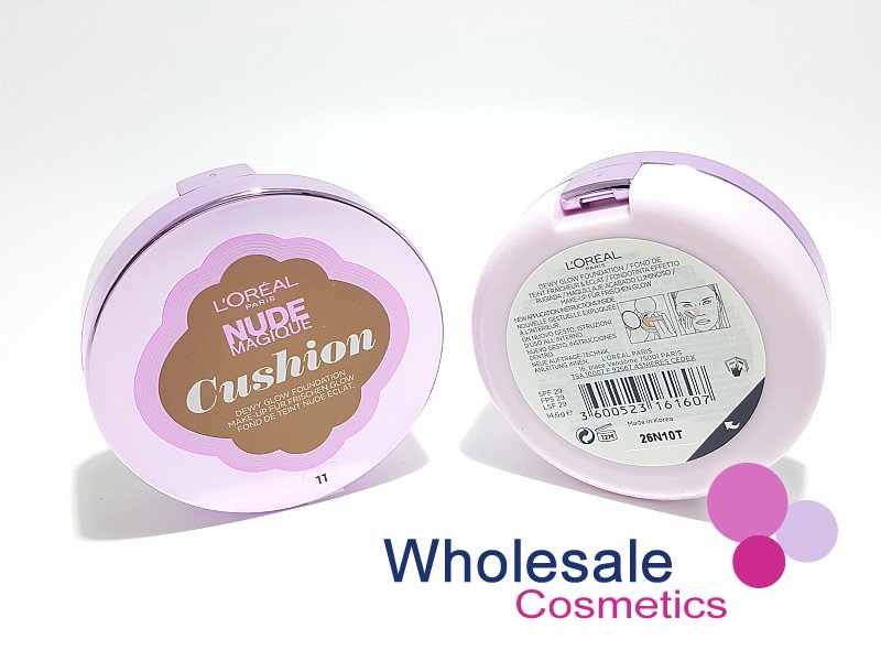 12 x L'Oreal Paris Nude Magique Cushion Foundation - 11 GOLDEN AMBER