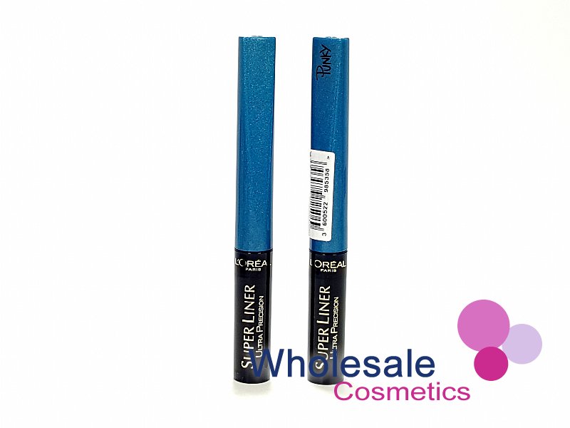 6 x L'Oreal SuperLiner Ultra Precision Punky Eyeliner - TURQUOISE