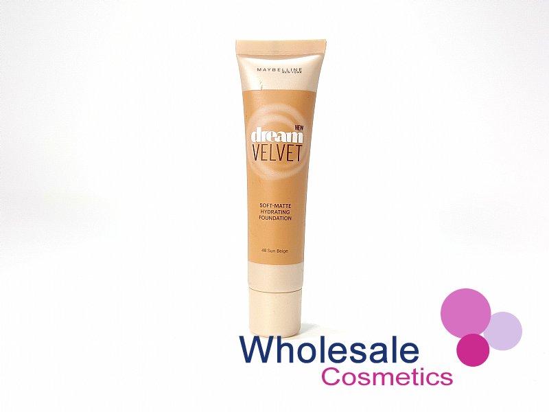 3 x Maybelline Dream Velvet Foundation - 48 SUN BEIGE