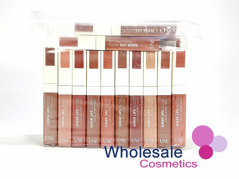 27 x Bourjois UNE Natural Beauty Sheer Lip Gloss - ASSORTED