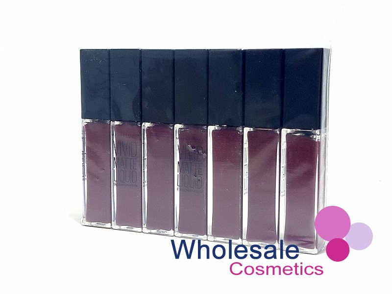 7 x Maybelline Vivid Matte Liquid Lip Gloss - 45 POSSESSED PLUM