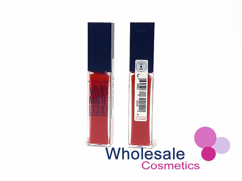 7 x Maybelline Vivid Matte Liquid Lip Gloss - 25 ORANGE SHOT