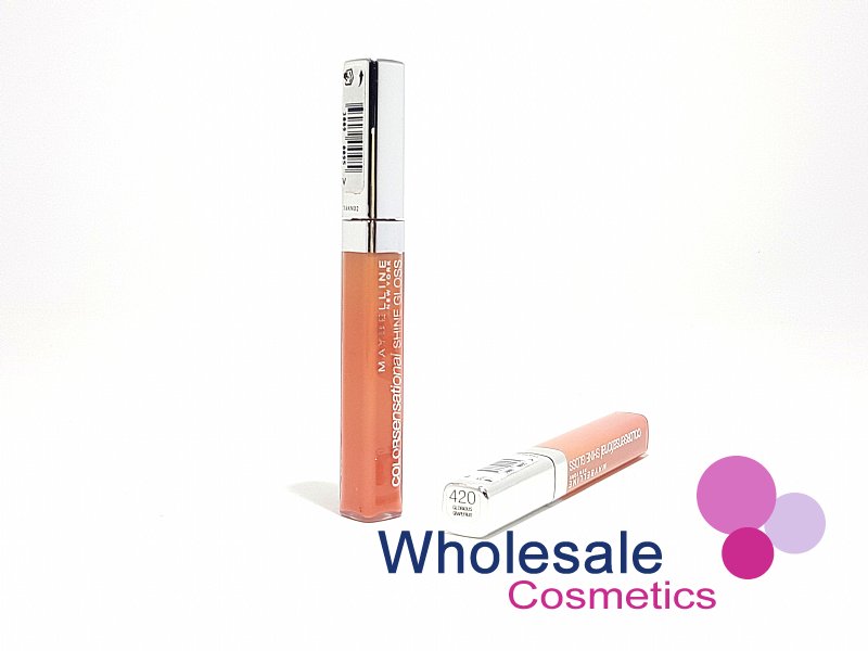 1 x Maybelline Colour Sensational Lip Gloss - 420 GLORIOUS GRAPEFRUIT