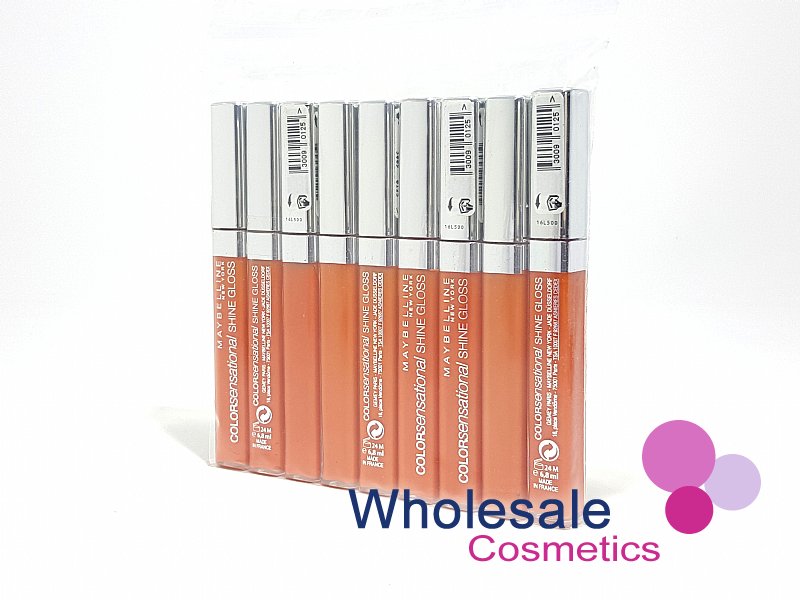 9 x Maybelline Colour Sensational Lip Gloss - 460 ELECTRIC ORANGE