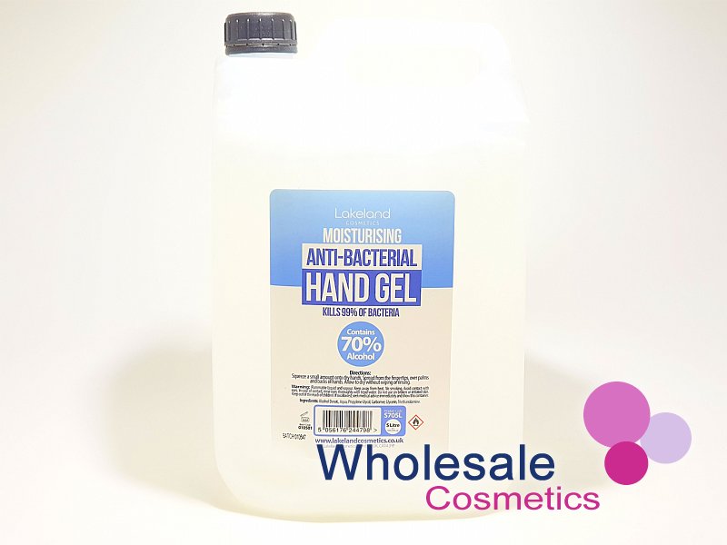 4 x Moisturising Anti-Bacterial Hand Sanitiser - 70 Alcohol   5 Litre