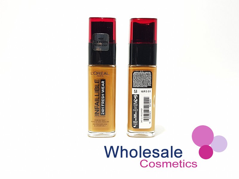 6 x L'Oreal Infaillible 24H Fresh Wear Foundation - 340 COPPER
