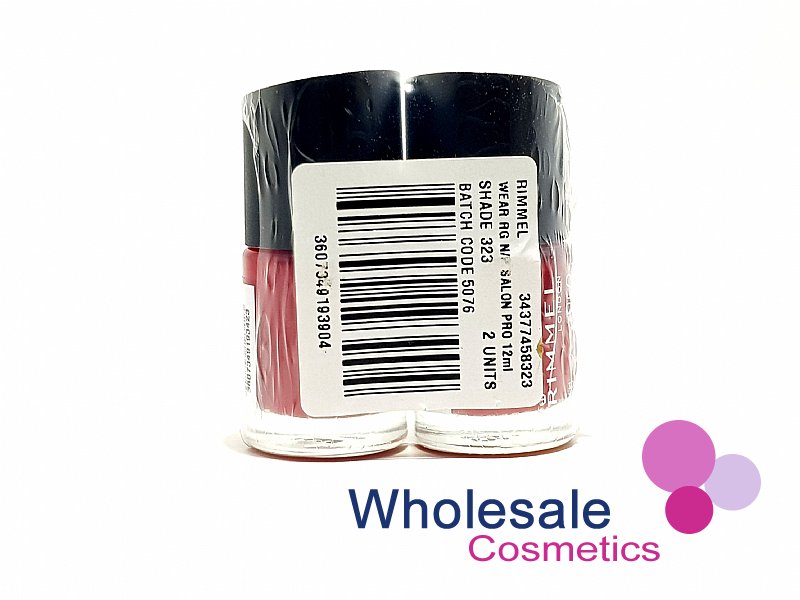 8 x Rimmel Salon Pro Nail Polish - 323 RIVIERA RED