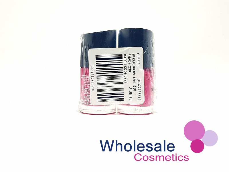 8 x Rimmel Salon Pro Nail Polish - 239 RED GINGER