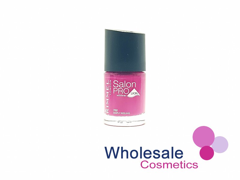 8 x Rimmel Salon Pro Nail Polish - 702 SIMPLY SIZZLING