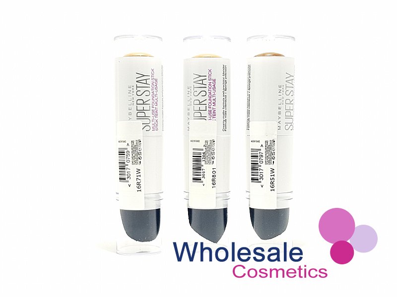 18 x Maybelline SuperStay Multi-Use Foundation Stick - ASSORTED