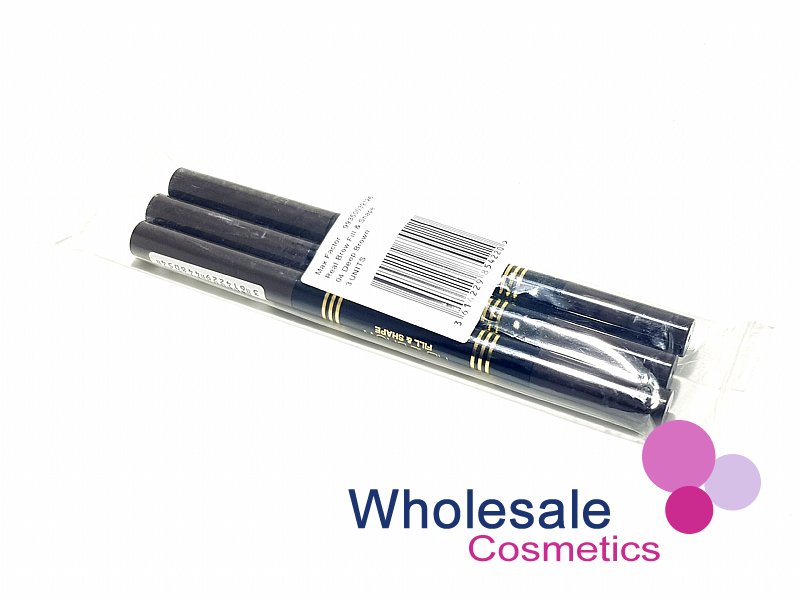 9 x Max Factor Real Brow Fill & Shape Liner - 04 DEEP BROWN