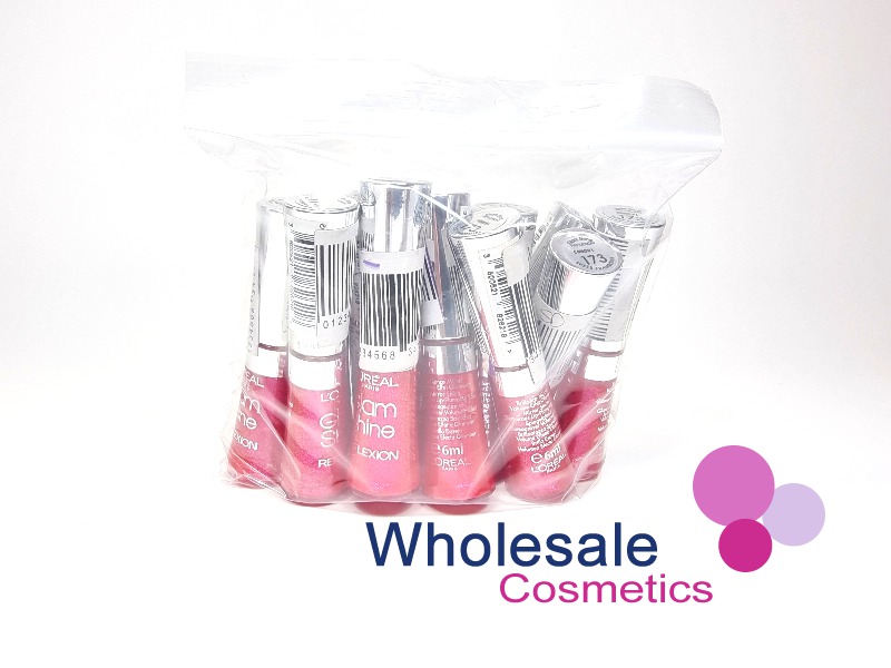 9 x L'Oreal Glam Shine Reflexion Lip Gloss - 173 SHEER FRAMBOISE