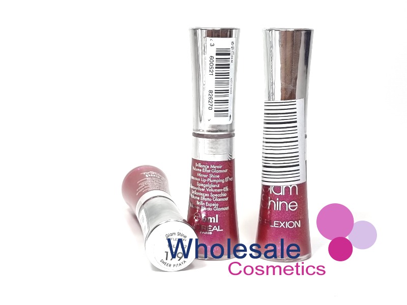 9 x L'Oreal Glam Shine Reflexion Lip Gloss - 179 SHEER PITAYA
