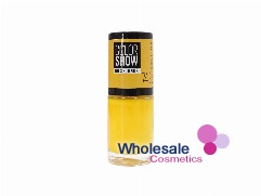 8 x Maybelline Colorshow 60 Seconds Nail Polish - 749 ELECTRIC YELLOW