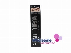 2 x Maybelline Tattoo Brow Waterproof Gel - 08 BLACK NOIR