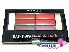 6 x Maybelline Color Drama Lip Contour Palette - 01 CRIMSON VIXEN