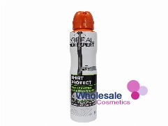 6 x L'Oreal Paris Men Expert 48H Anti-Perspirant Spray 150ml - SHIRT PROTECT