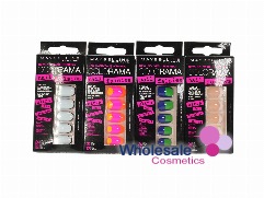 12 x Maybelline Colorama Nail Falsies False Nails - ASSORTED